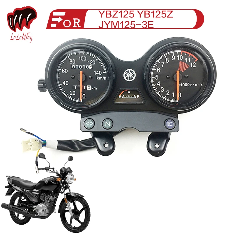 

For YAMAHA YBZ125 YB125Z JYM125-3E,Motorcycle Odometer Speedometer Gauge Signal Dual Digital Display KM/H Instrument assembly