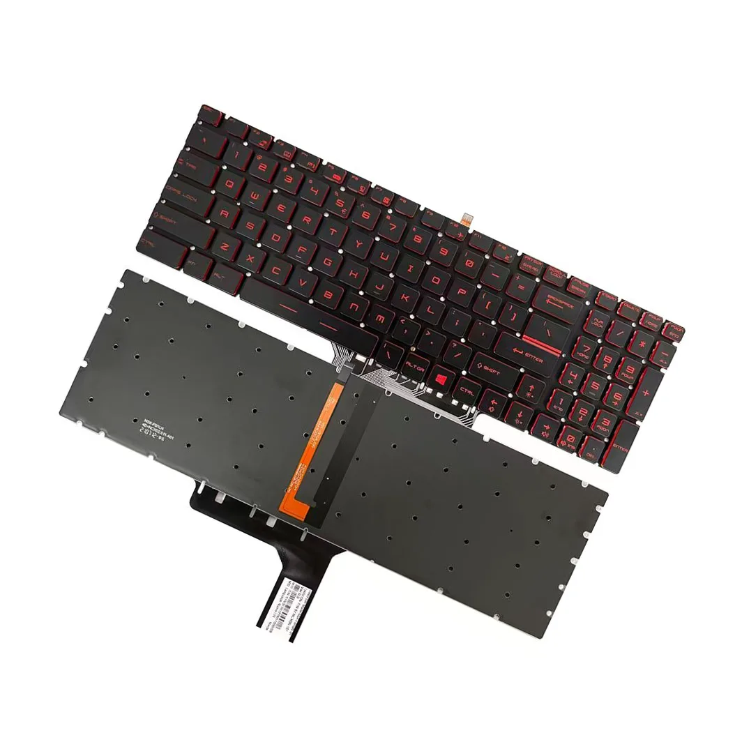 For MSI GL62 GL62M GL62VR GL63 GL65 GL72M GL73 GL75 MS-16P5 16PS US Layout/ Spanish SP Layout Singel Backlight Backlit Keyboard