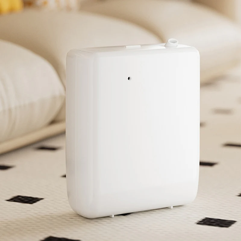 Electric waterless aromatherapy diffuser with timer, app control, 130ml large capacity, eco-friendly plastic.