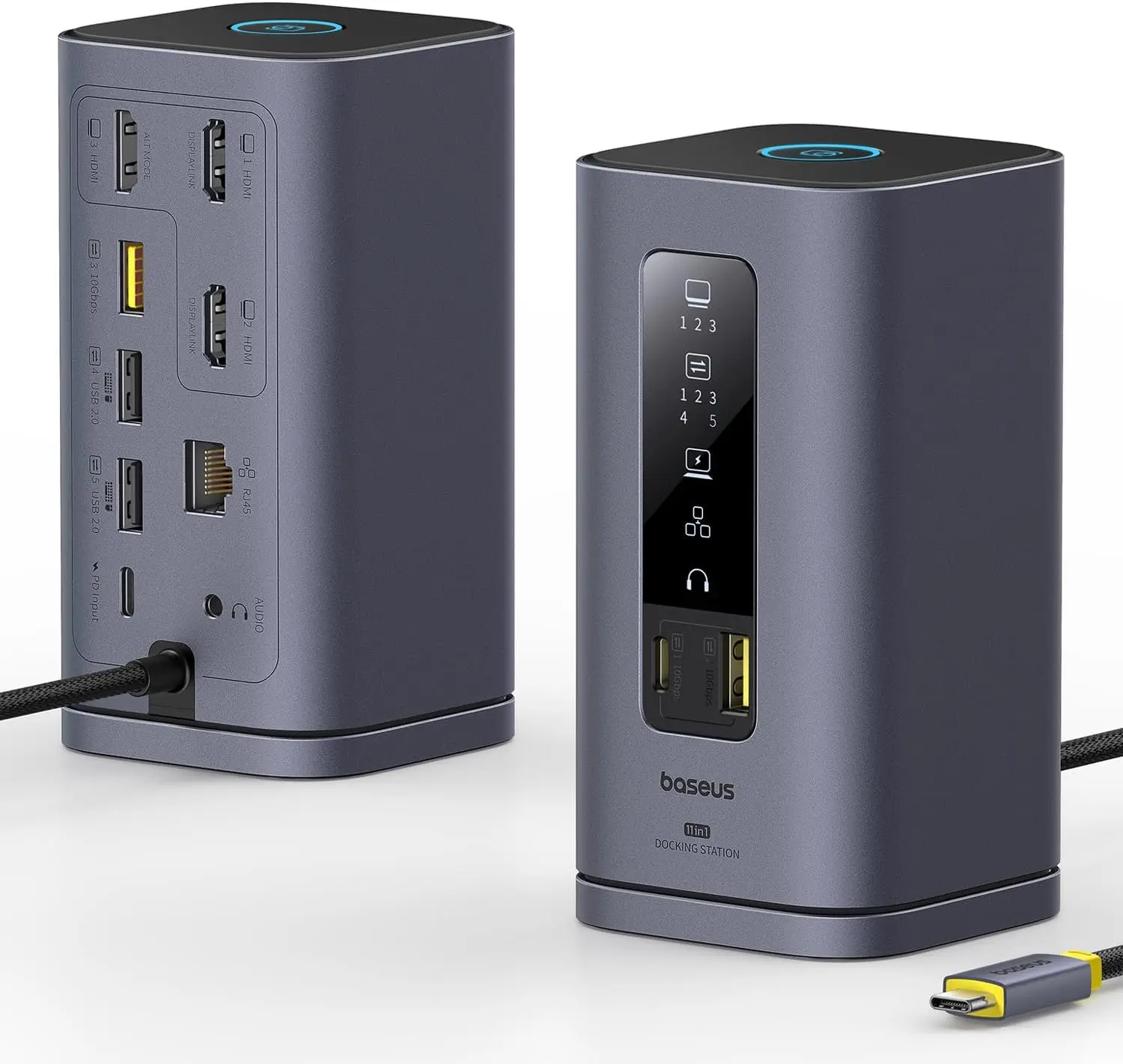 

USB-C Docking Station with Triple 4K HDMI, 10Gbps Ports, 100W PD for Mac and Windows Laptops