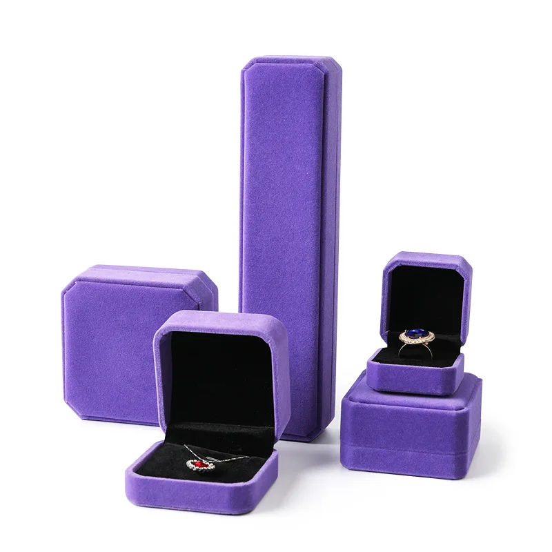 

Velvet Jewelry Box - Storage Case for Rings Necklaces Bracelets Ring Box Gift Box Earring Holder Gift Box Necklace Organizer