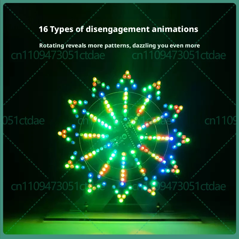 For DIY LED Rotating Ferris Wheel Electronics Kit Soldering Practice Project