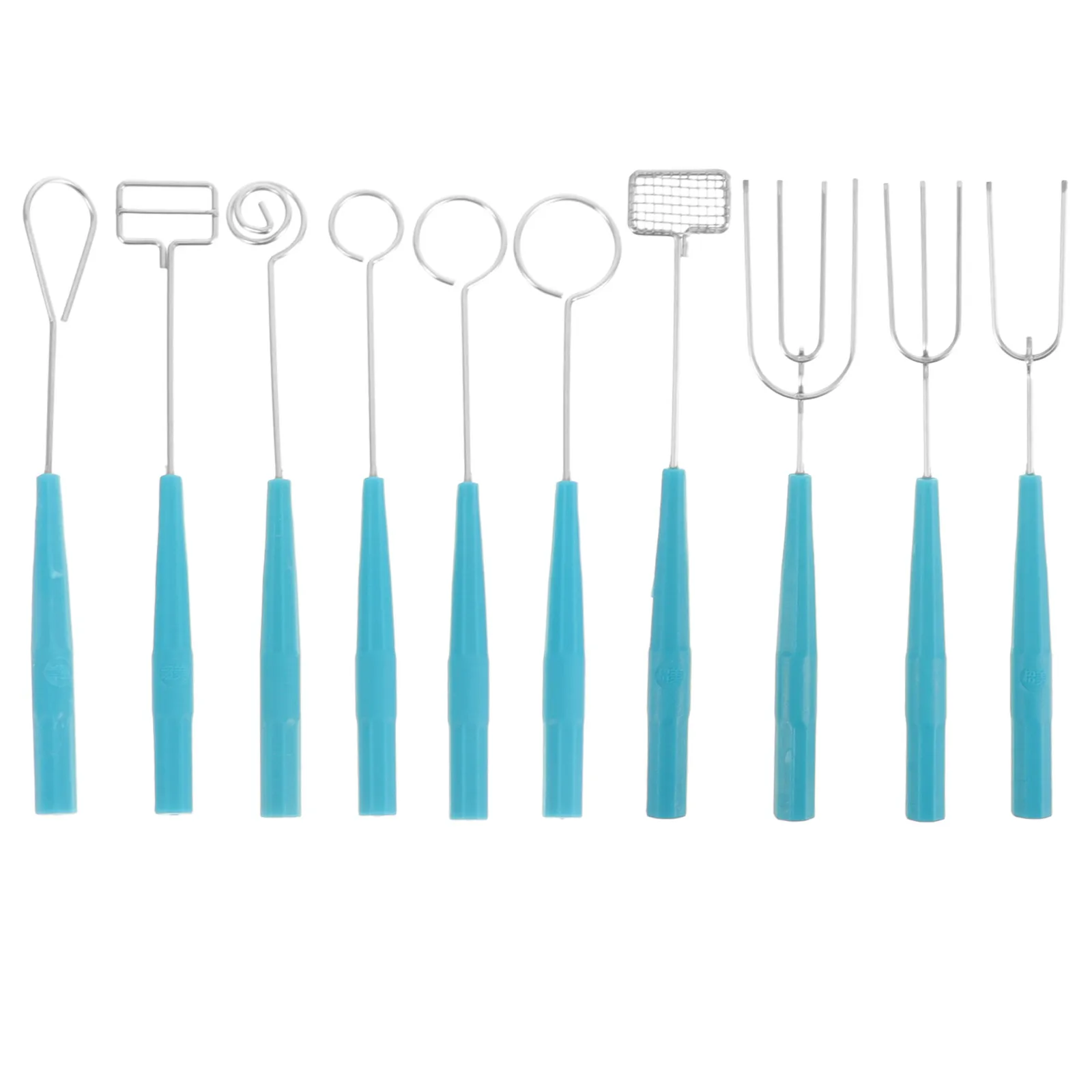 

10pcs Chocolate Fork Set Stainless Steel Dipping forks Baking Gadgets Supplies Kitchen Bar Utensils Premium Quality Safety