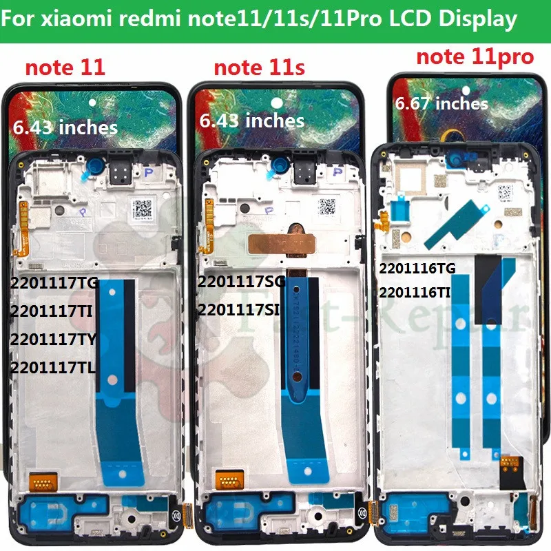 توصيات وتحليل لشاشة LCD 11 بوصة لجهاز Xiaomi Redmi Note 11