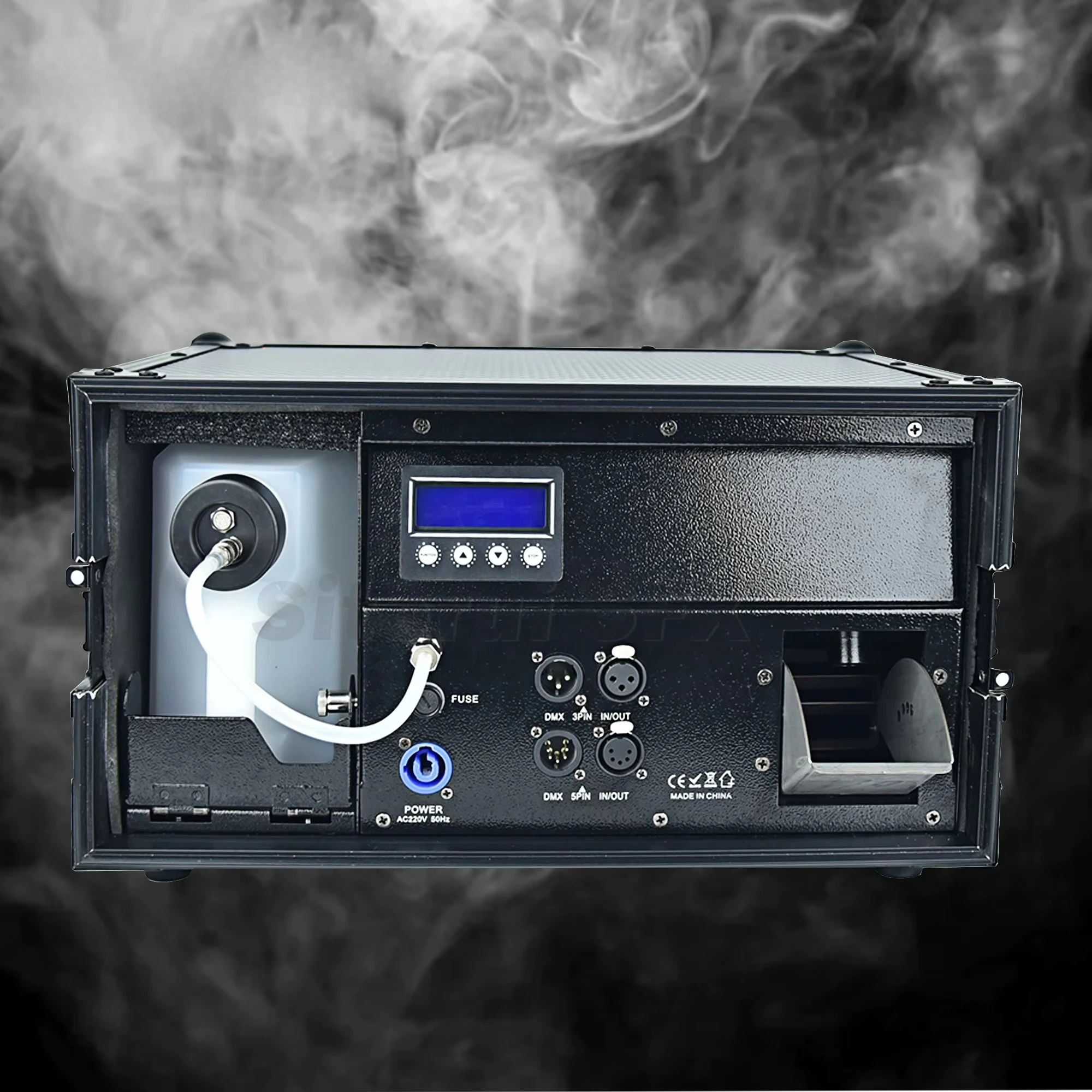 Water Based Haze Machine with Black Flight case Smoke Fog Machine for bar Disco Dj