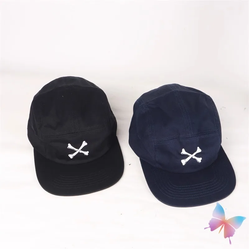 

Men Women WTAPS Baseball Hat Bone Print Cityboy Outdoor Sunshade Hat Soft Top Workwear Casual Couple Caps