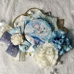 Ita Bag Fill Accessories，Luxury Badge Rosette,Anime Cosplay Crafts,Women Bag Badges Holder，Lolita Gate Bowknot