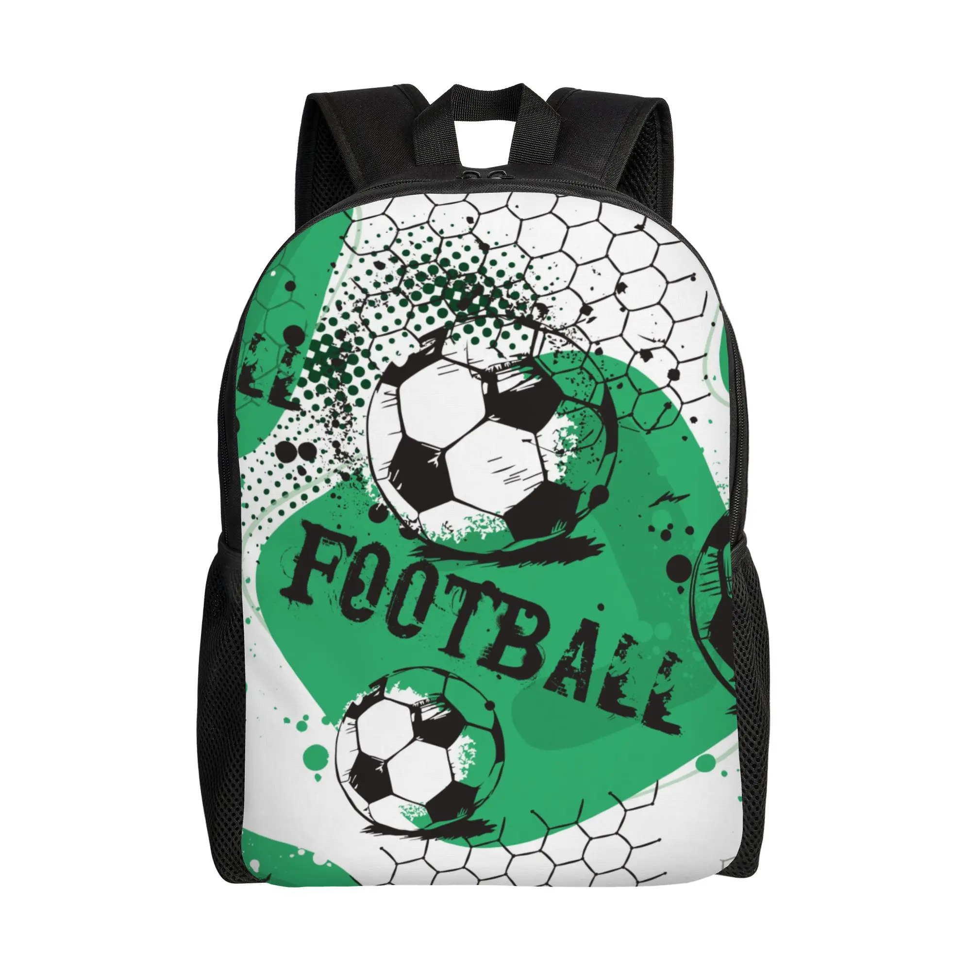 

Стильный спортивный рюкзак для футбола, учебы и работы, для мужчин и женщин, с отделением для ноутбука, сумка через плечо