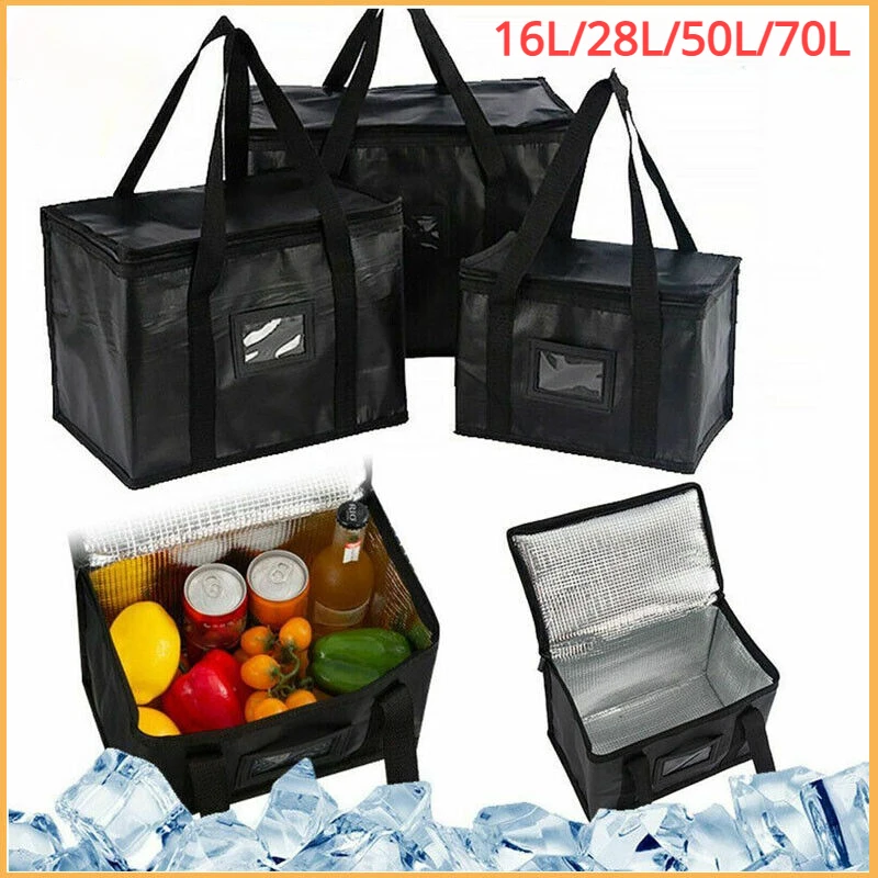 

Camping Portable Lunch Cooler Bag Folding Insulation Picnic Ice Pack Food Thermal Bag Drink Carrier Insulated Beer Delivery Bag