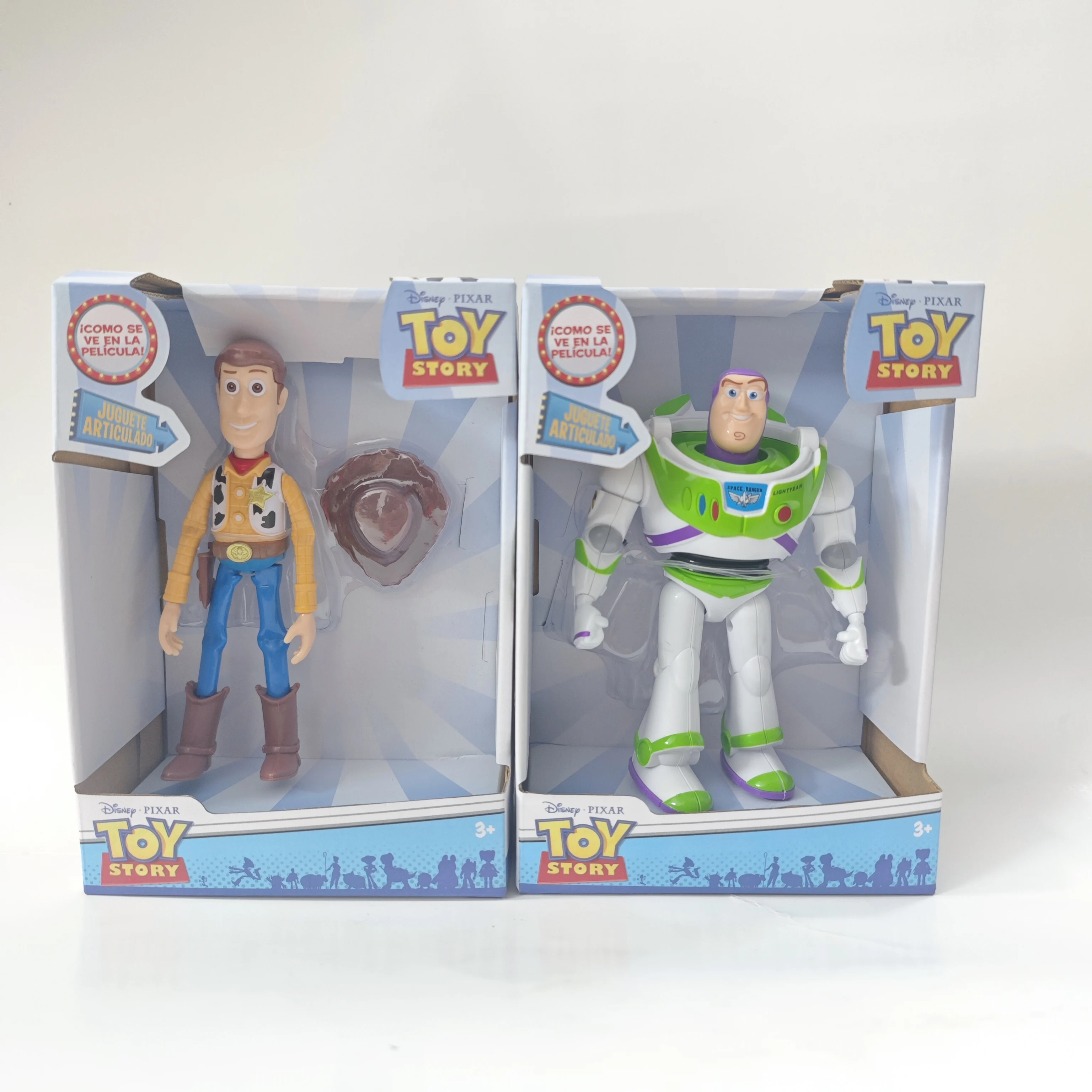 Gran oferta Toy Story 3 Buzz Lightyear Woody figura de Anime juguete modelo estatua ornamento colgante colección de muñecos de acción regalo de Navidad para niños