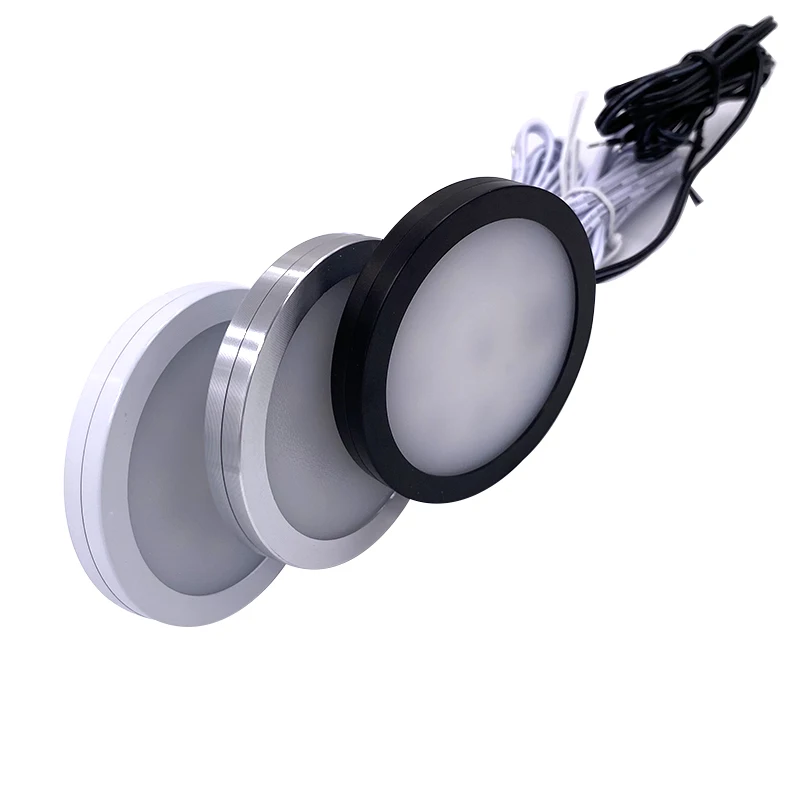 Ściemnialny Slim 3W reflektor Ultra-cienki szafka LED mini światło punktowe 12V biżuteria wyświetlacz sufit kryty mały dow + Transformator