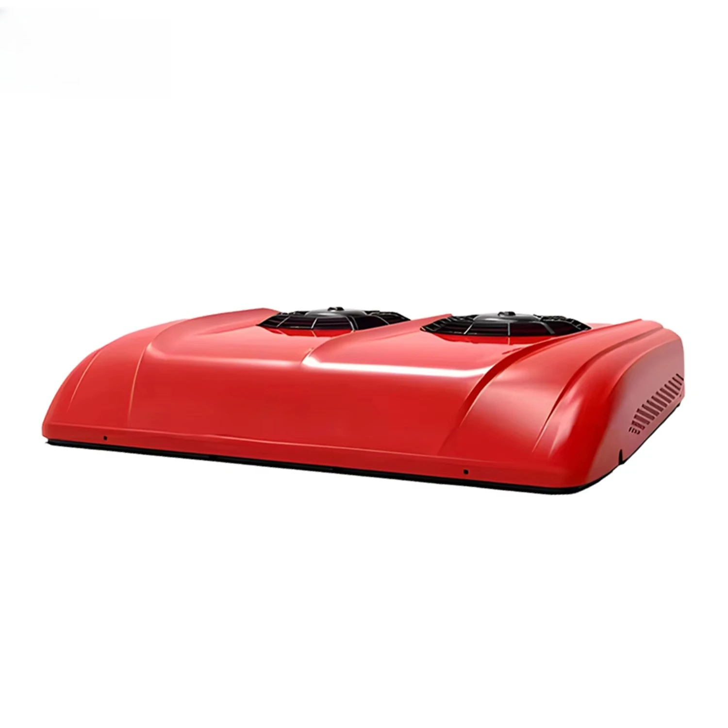 سوق أمريكي مروحة مزدوجة 12 فولت 24 فولت مكيف هواء على السطح تكييف هواء 12 فولت مكيف هواء لوقوف السيارات لشاحنة RV جرار