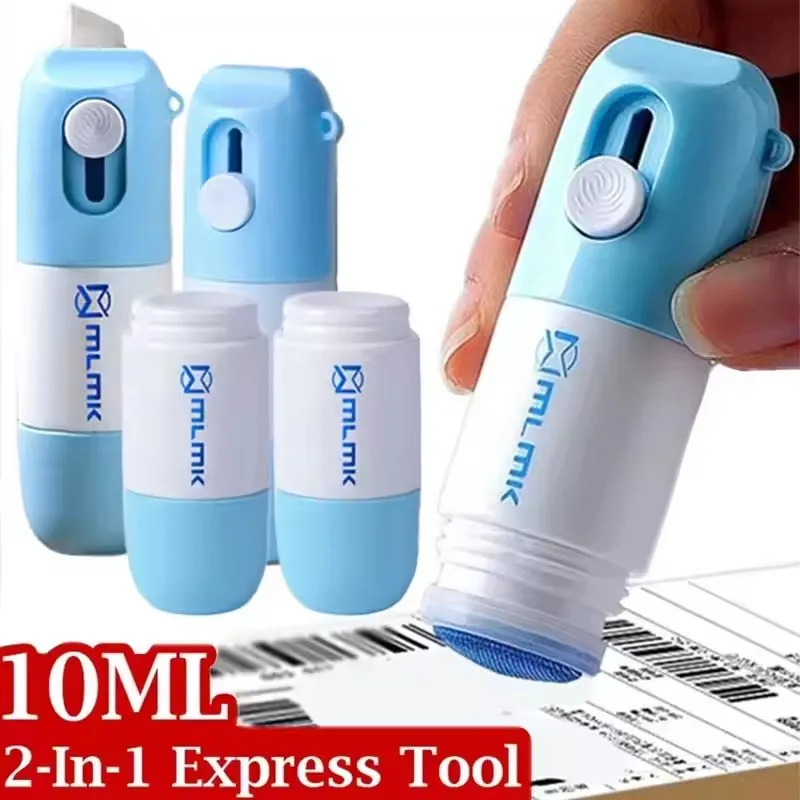 Thermal Paper Correction Fluid with Unboxing Knife Portable Durable Thermal Paper Data Identity Protection Fluid Eraser