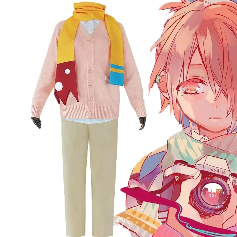 

Ролевой костюм для аниме, косплей, костюм Ханако-кун Мицуба, кардиган, рубашка для мужчин