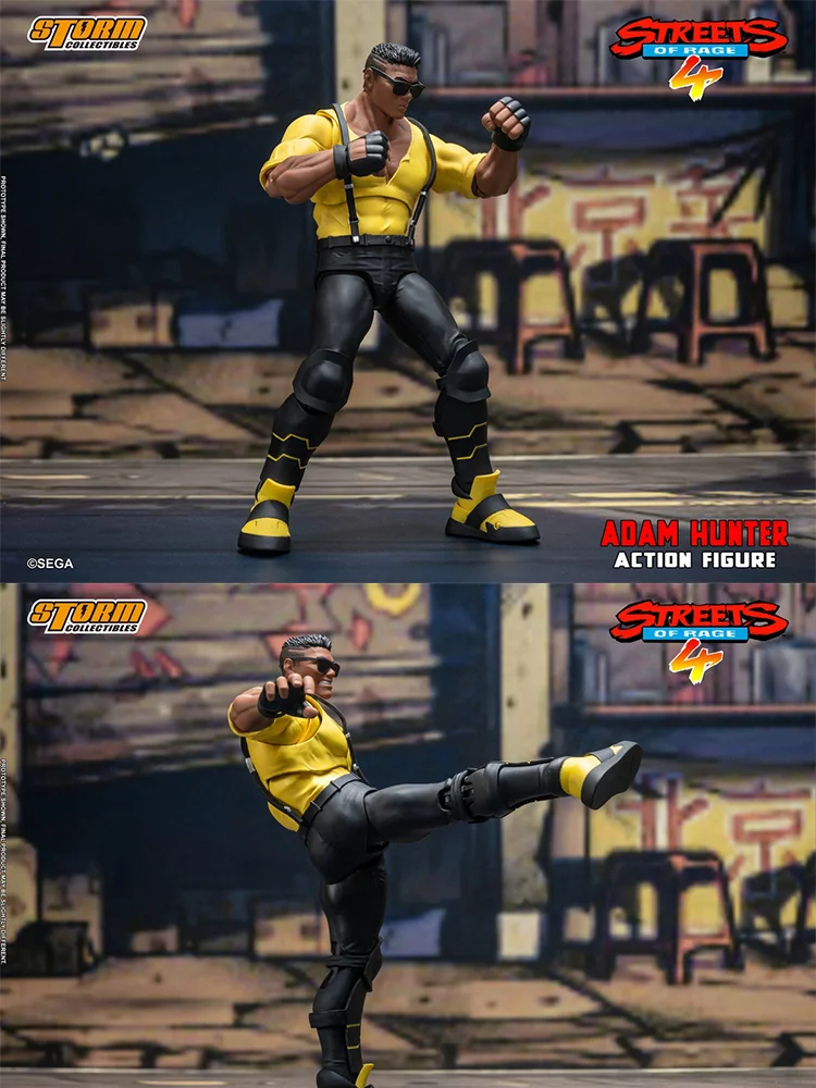 Presale Storm Toys SESR02 1/12 Arcade Game The Iron Fist Of Wrath 4 Adam Hunter Male Warrior Full Set 6Inch Action Figure Doll