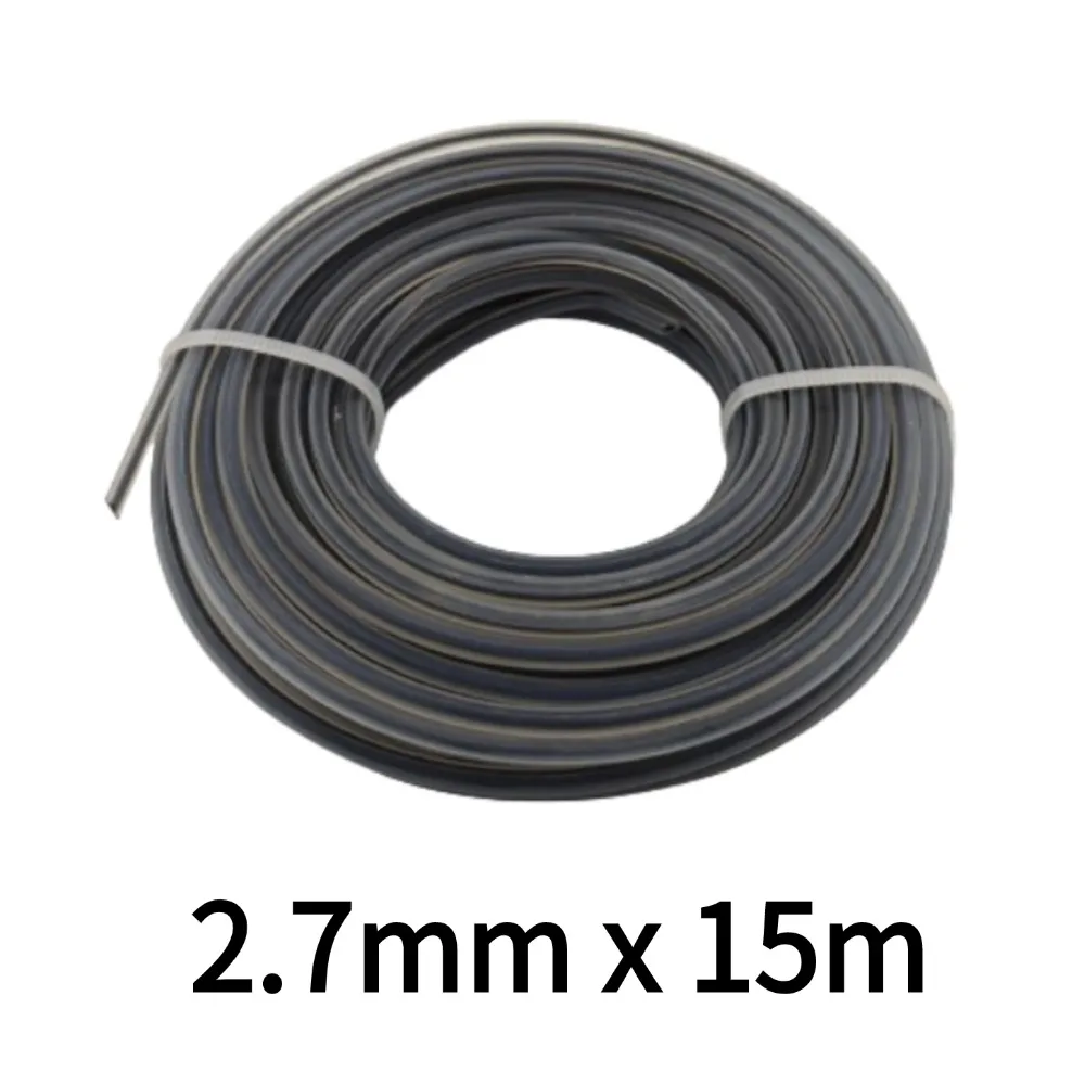 Триммер для травы нейлоновый, 2,7/3 мм