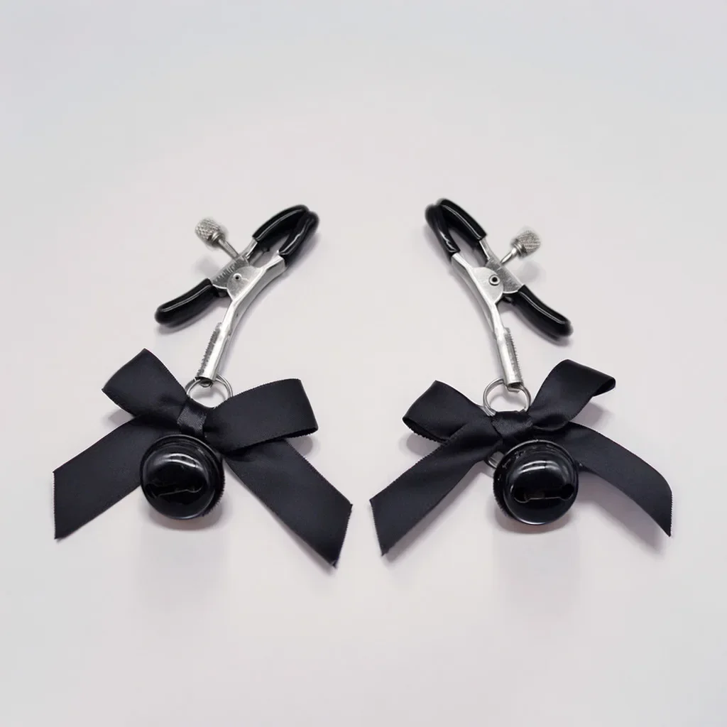 

Bell bow, playful nipple clip, bell bead, backyard tail, cute, playful, and flirting couple supplies