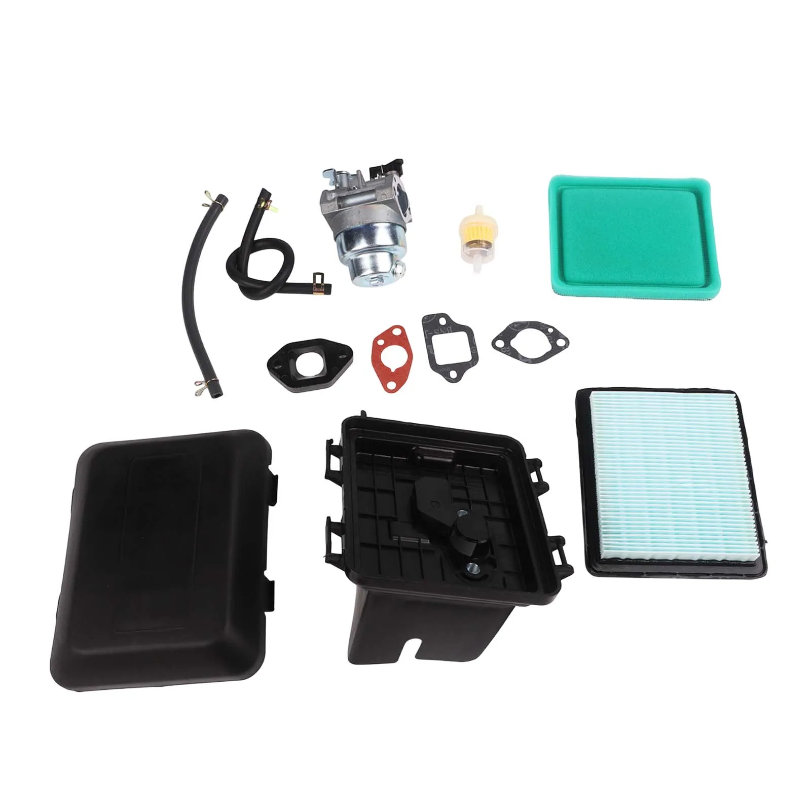 Carburetor Air Filter Kit For For Honda For GCV160 GCV160A GCV160LA Lawn Mower Replacement Parts With Fuel Line Gasket Housing G