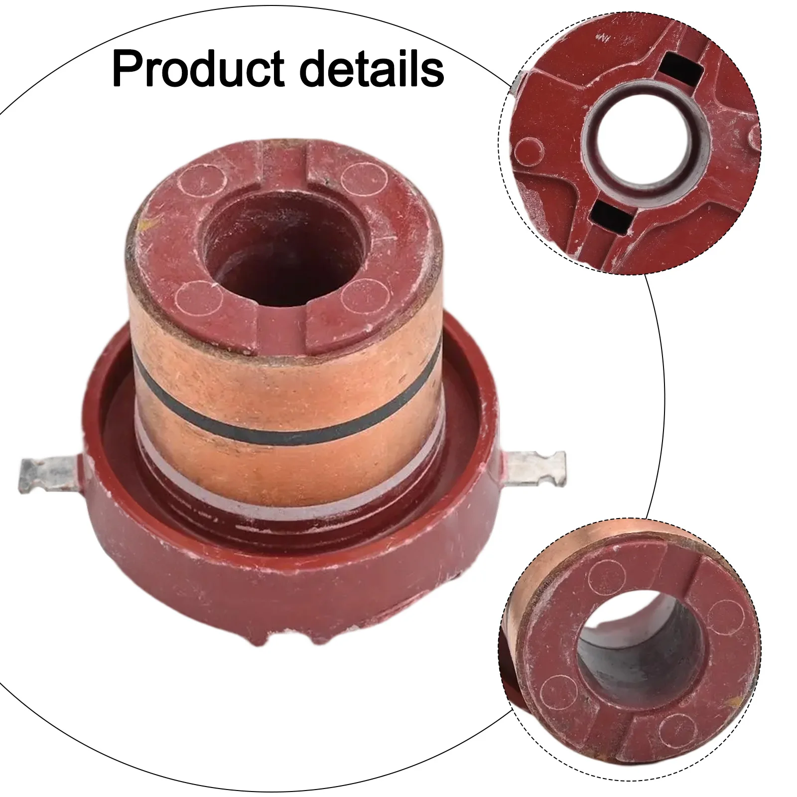 

DC Motor Copper Collector Slip Ring 27 6x14x8 5mm Design Set of 2 Rings for Enhanced Performance and Durability
