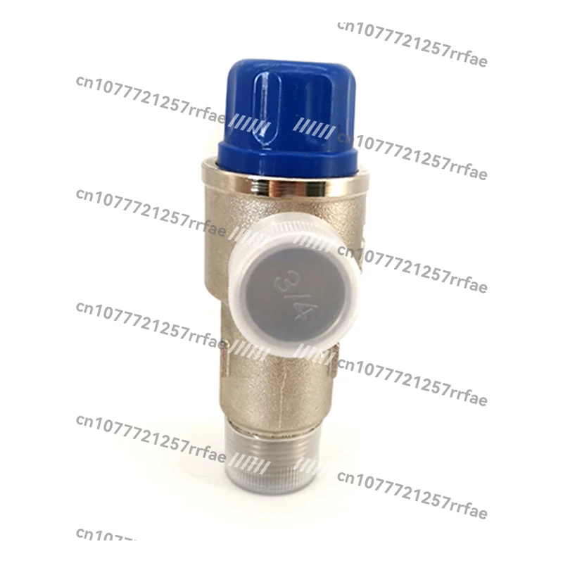 Brass water tee pipe constant temperature shunt valve solar heater shunt valve