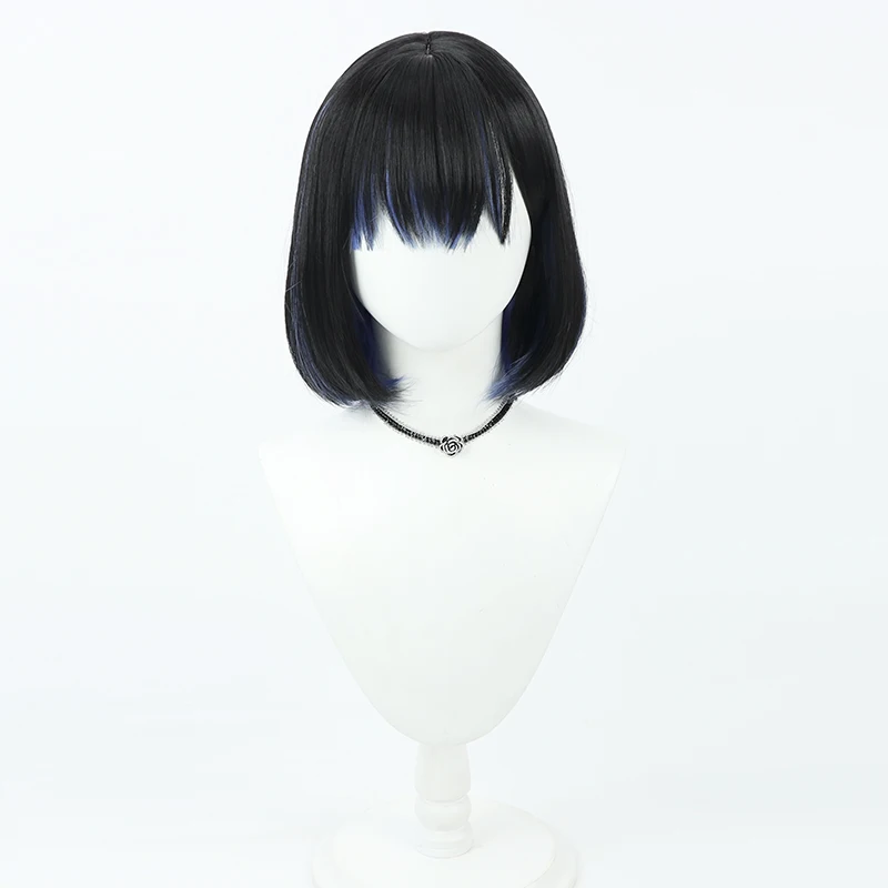 Virtual YouTube Vtuber An Shiraishi Cosplay Wig Halloween Carnival Party Props Synthetic Hair Heat Resistant Fiber + Wig Cap