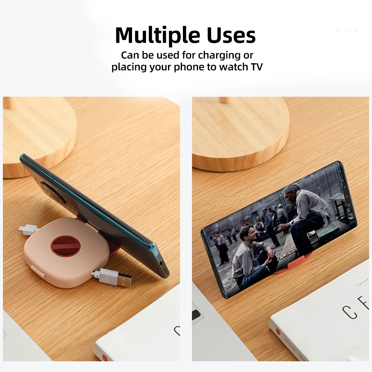 Portable Cable Organizer Cord Management Usb Cable Winder Retractable Phone Holder Charger Wire Storage Protector Case Box