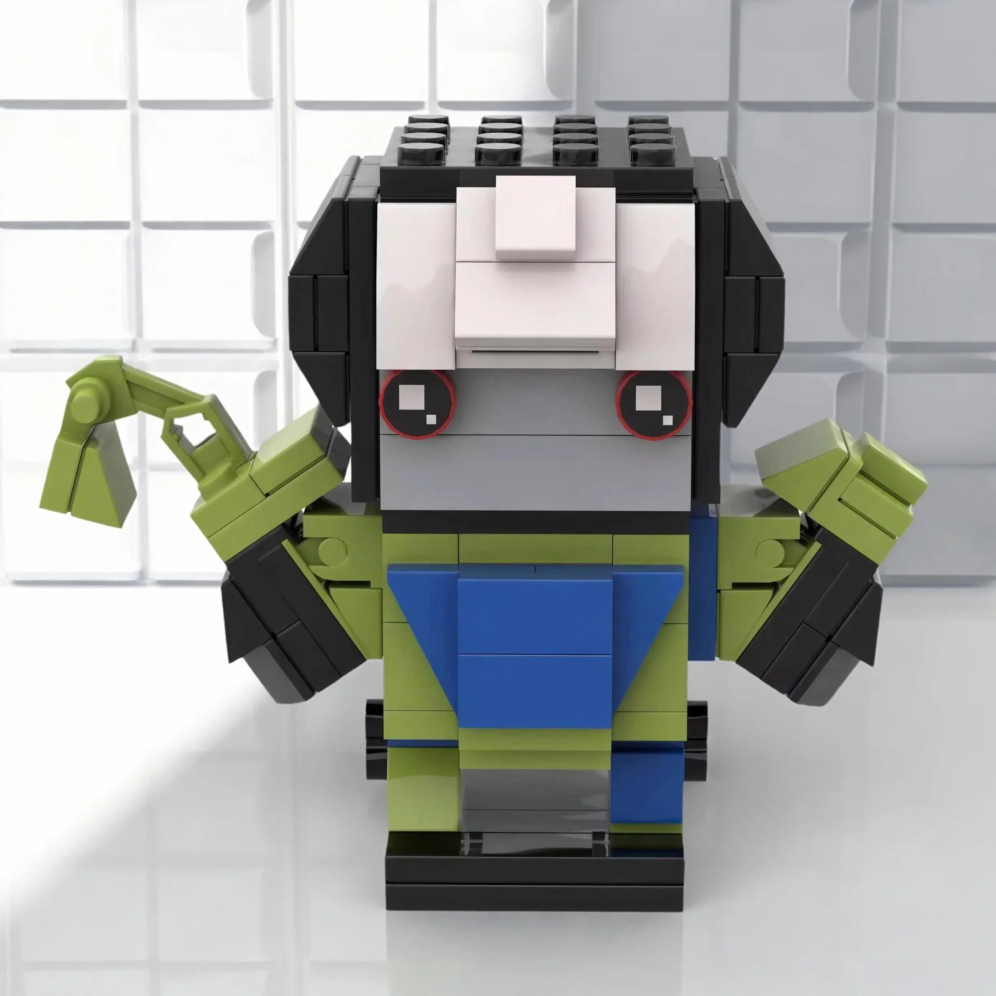 

Creative Design Green Powerful Robot Building Blocks MOC Classic Movie Series Action Figure Model Children's Assembly Toys Gift