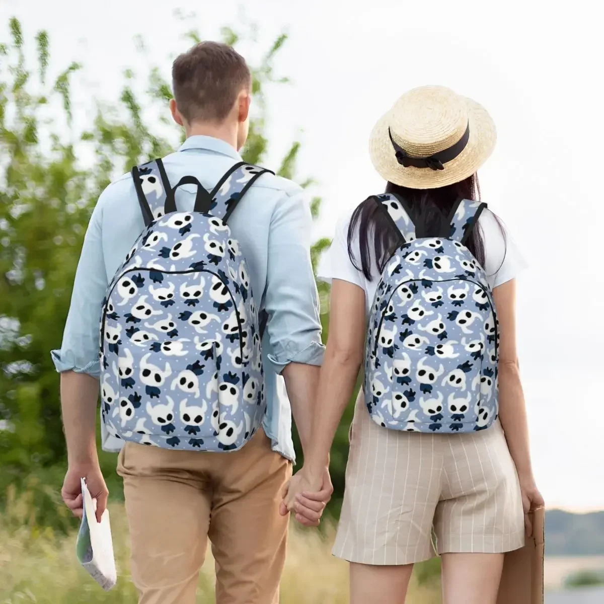 Hollow Knight donna zaini piccoli ragazzi ragazze Bookbag borsa a tracolla Casual portabilità zaino per Laptop borse da scuola per bambini