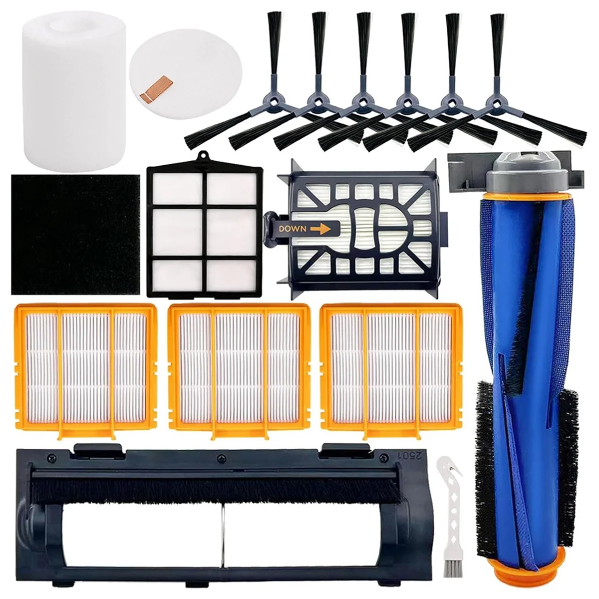

A47T Replacement Parts for Shark AI AV2501S AV2511AE AV2610WA AV2501AE RV2502AE RV2400WD AI Ultra 2- In-1 Robot Vacuum