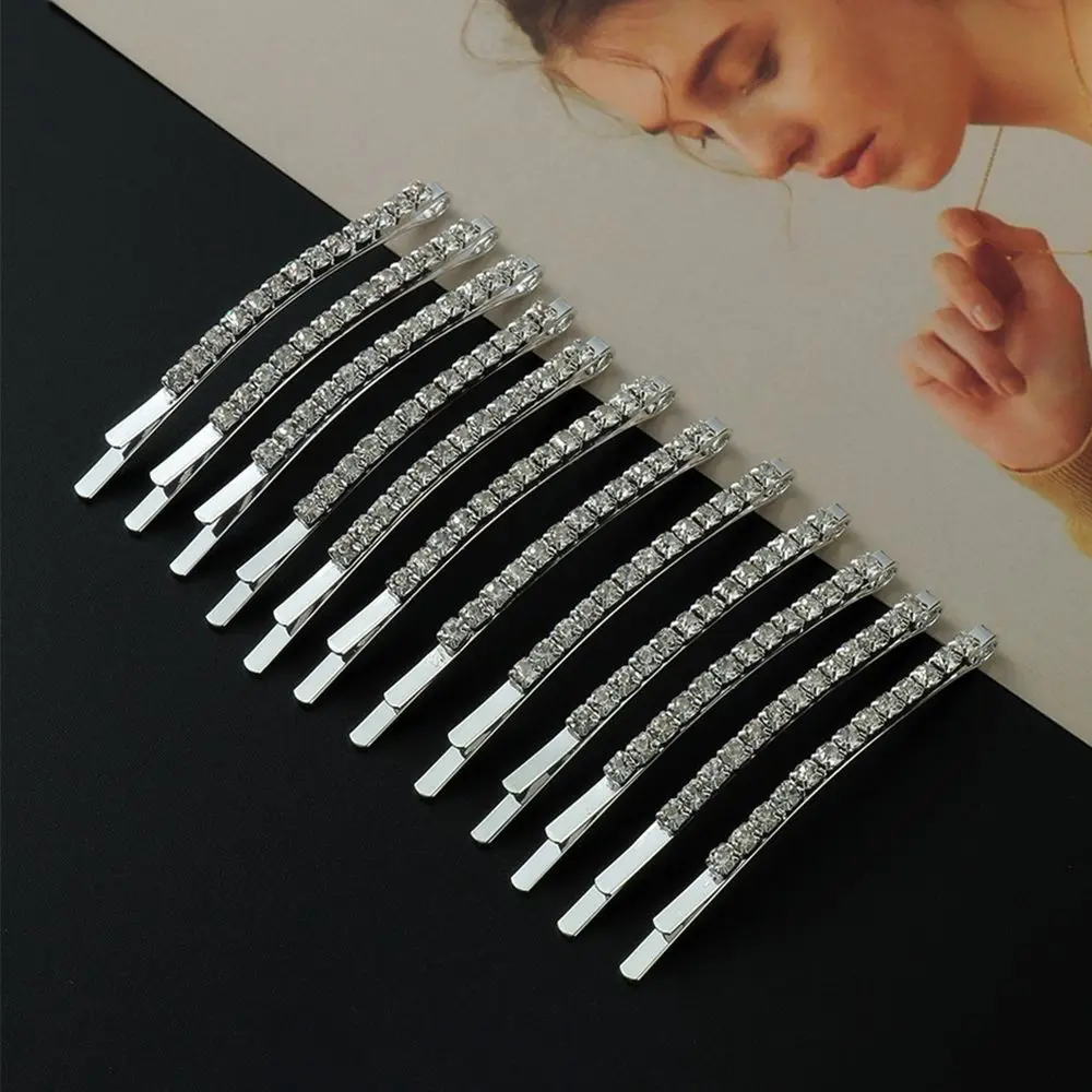 

Diamond 12Pcs Daily Accessories Wedding Bridesmaid Hairpins Bridal Hair Clips Hair Jewwelry Headwear