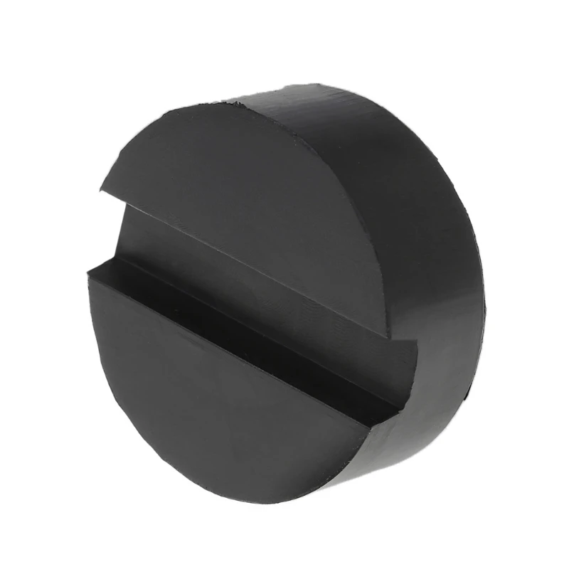 

Black Rubber Slotted Floor Jack Pad Frame Rail Adapter For Pinch Weld Side Pad