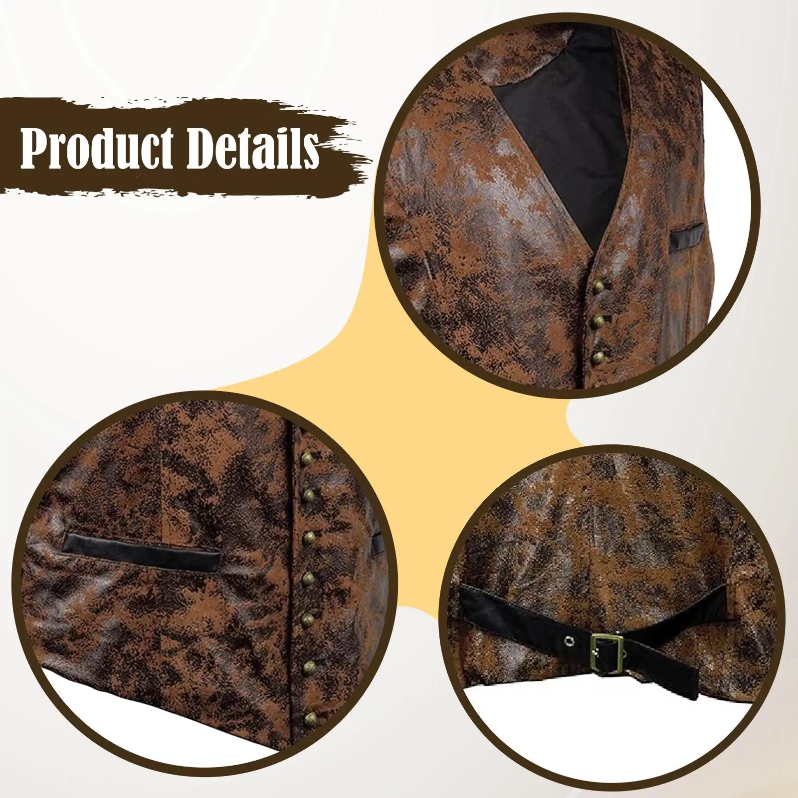 Steampunk cintura casaco colete foto prop design retro roupa de dança para carnavais fontes de festa ano novo vestir-se desempenho de palco