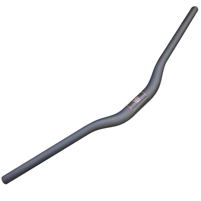 Neueste 3K Vollcarbon-Fahrradlenker 90mm Rise 25mm Backsweep MTB 31.8x660-760mm Renn- und Kletterfahrrad Matt – Detail 9