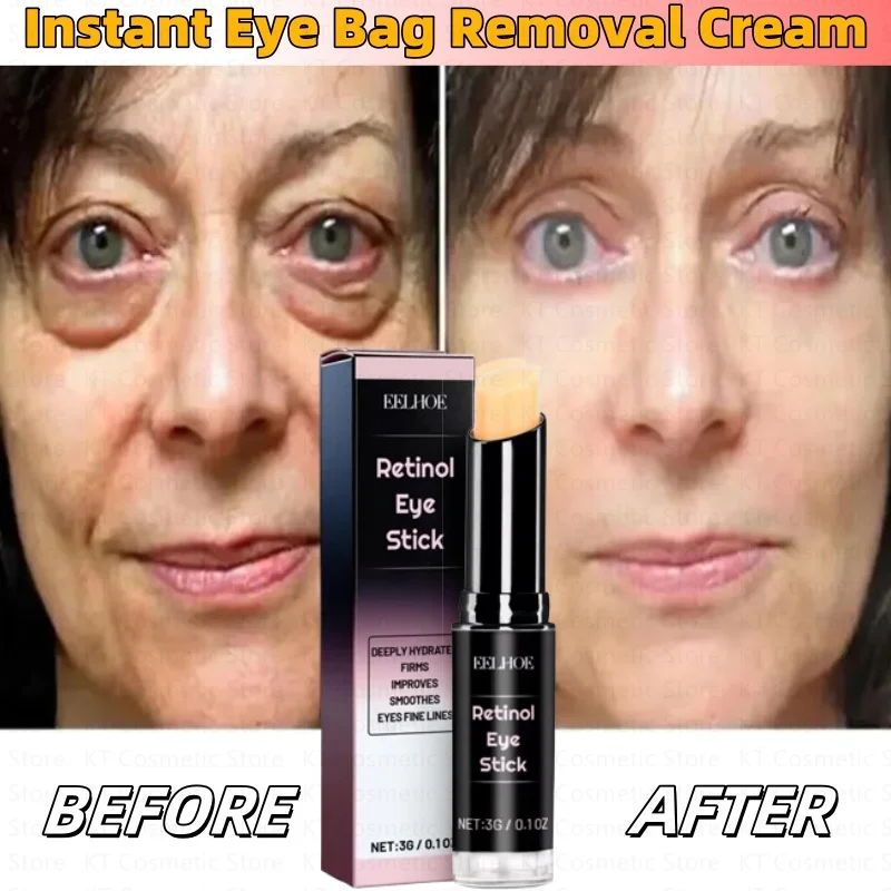 

Instant Eye Bag Removal Cream Collagen Anti-Wrinkle Fade Fine Lines Firming Skin Anti Dark Circle Puffiness Brighten Eye Care