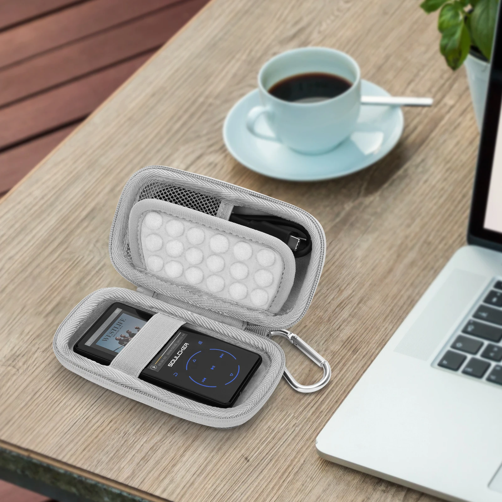 Hard Case for Universal MP3/MP4/SanDisk Extreme Pro/SanDisk Extreme Portable External SSD 1TB/2TB/4TB, Travel Cover Storage Bag