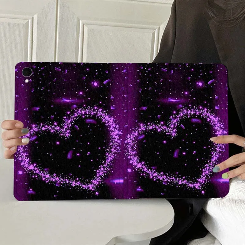 

Sparkling Sequin Love Heart For Samsung Galaxy Tab A7 A A8 A9 A11 S6 S11 10.1 10.4 10.5 Inch Lite PLus Soft Tablet Case Gift
