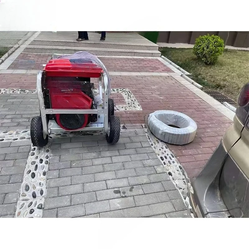 Commercial High-pressure Cleaning Machine Outdoor Cleaning Pipe Unblocking Machine Mobile Unblocking Equipment