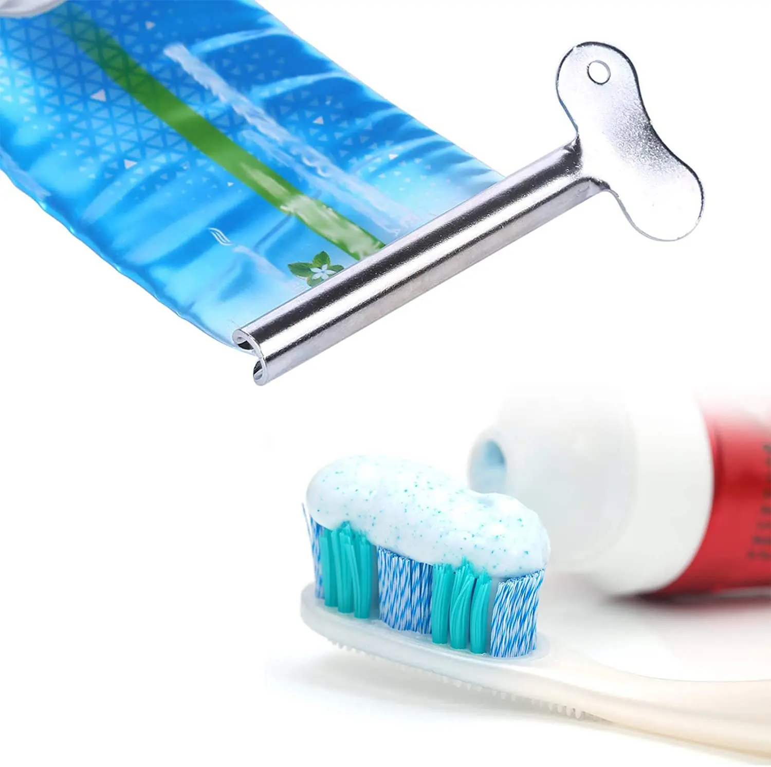 12 Metal Tube Squeezer Toothpaste Squeezer Metal Tube Roller Paint Squeeze Gadget