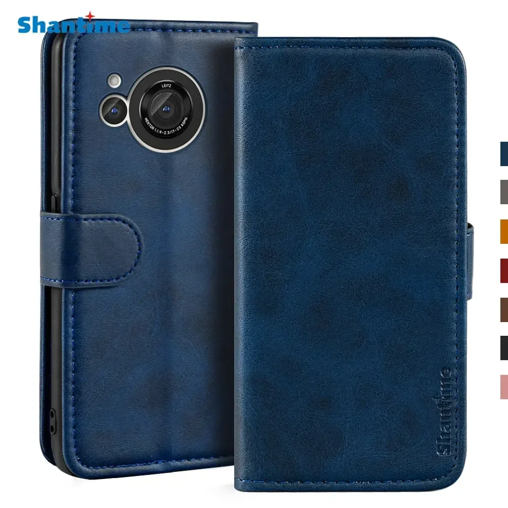 Case For Sharp Aquos R8 SH-52D Case Magnetic Wallet Leather Cover For Sharp Aquos R8S Stand Coque Phone Cases