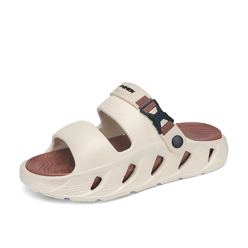 

Мужские сандалии, легкие повседневные тапочки из ЭВА на толстой подошве, мужская модная спортивная уличная пляжная обувь, мужская обувь