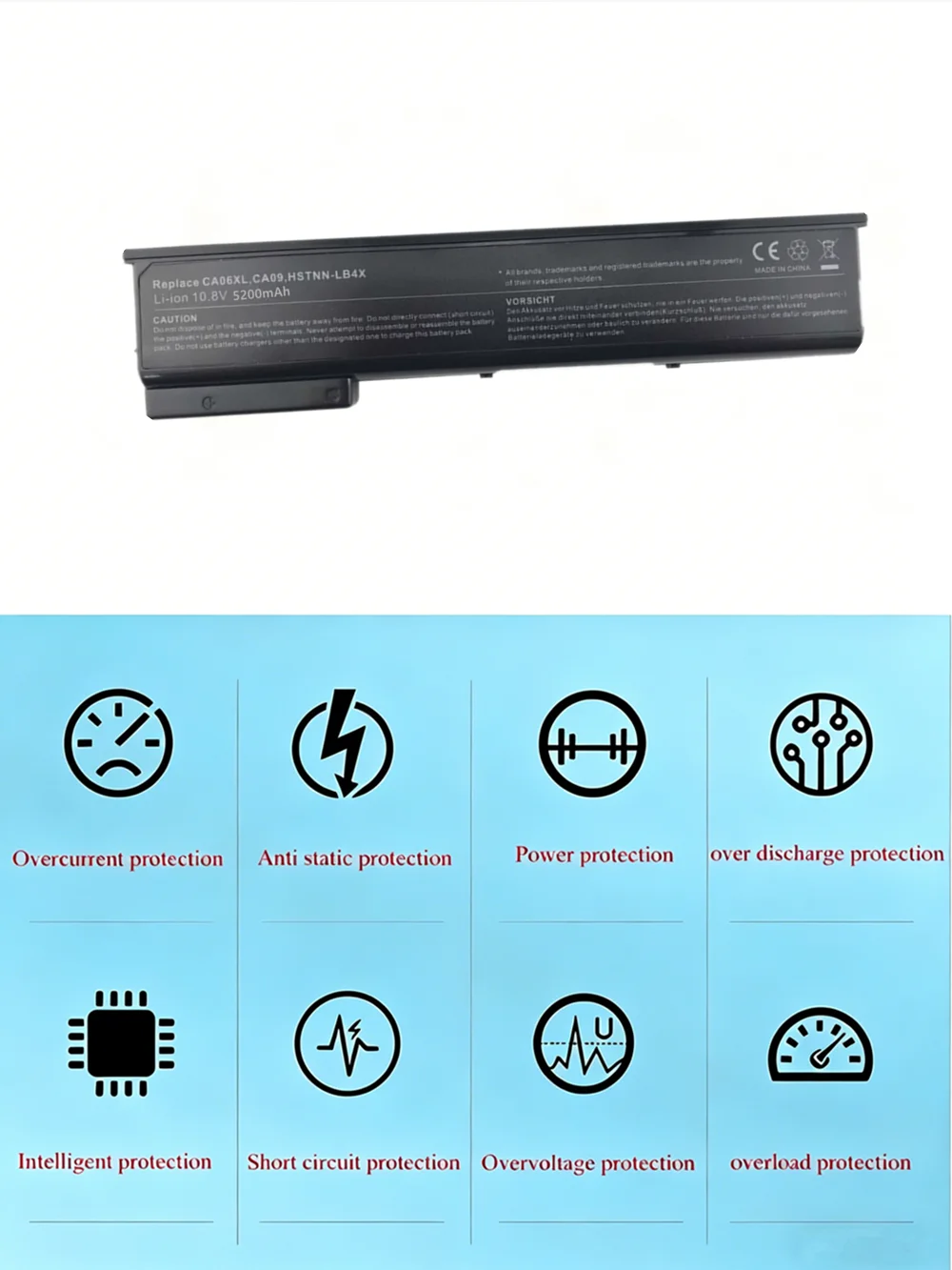CA06 Laptop Battery For HP ProBook 640 645 650 655 G0 G1 Series CA09 CA06XL HQ-TRE HSTNN-DB4Z/ I16C/ DB4Y /LB4Y/ LB4X LB4Z IB4W