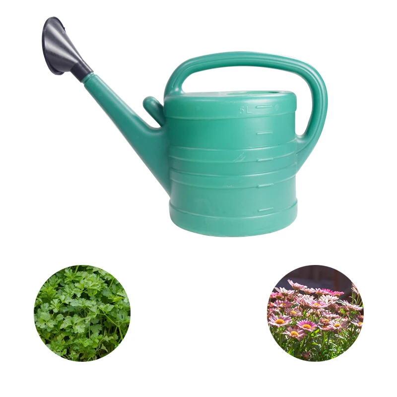 

Full Dark Green Gardening Watering Can 3-13LPP Material Resistant to Falling and Sun Suitable for Watering and Cleaning
