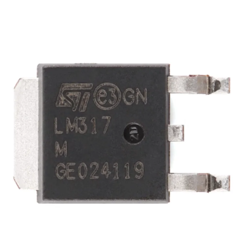 

100 Pieces of Brand New Original Lm317Mdt-Tr with Marking Lm317M, To-252 Package, 0.5A Current, 1.2 to 37V Adjustable Voltage Regulator