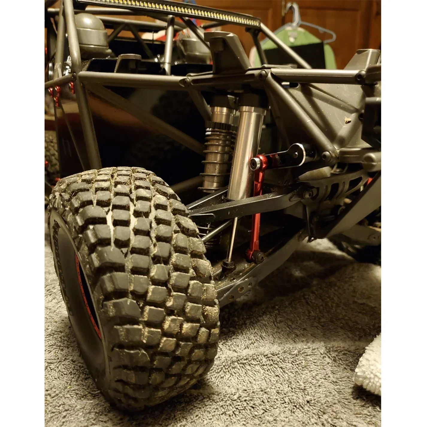 Traxxas UDR용 금속 전면 후면 스웨이 바 세트, 향상된 핸들링 및 안정성을 위한 안티롤 안정기 키트, RC 업그레이드 부품 썸네일 4