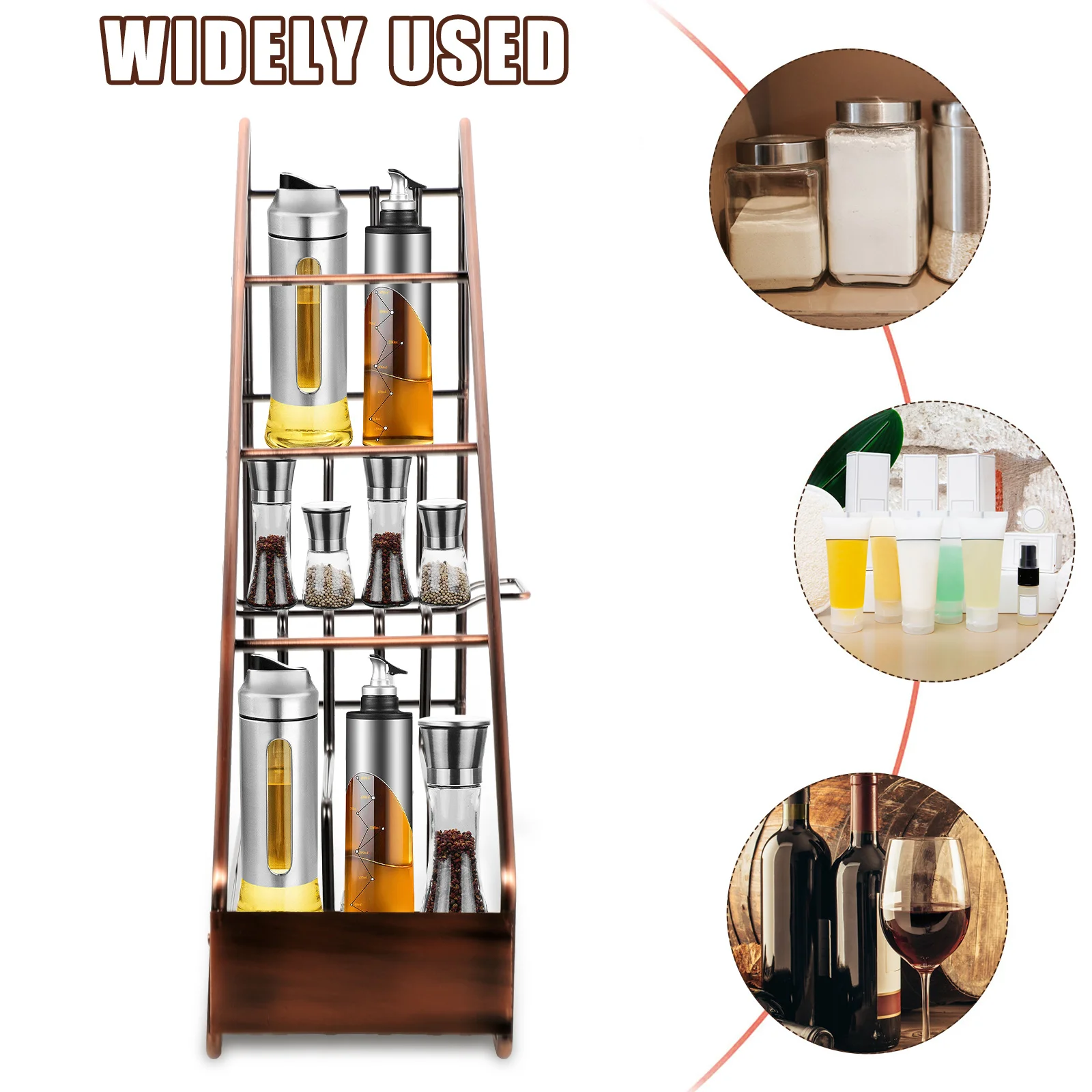 

Железная стойка для сиропа, органайзер для хранения кухонной стойки, товары для дома, журнальный столик