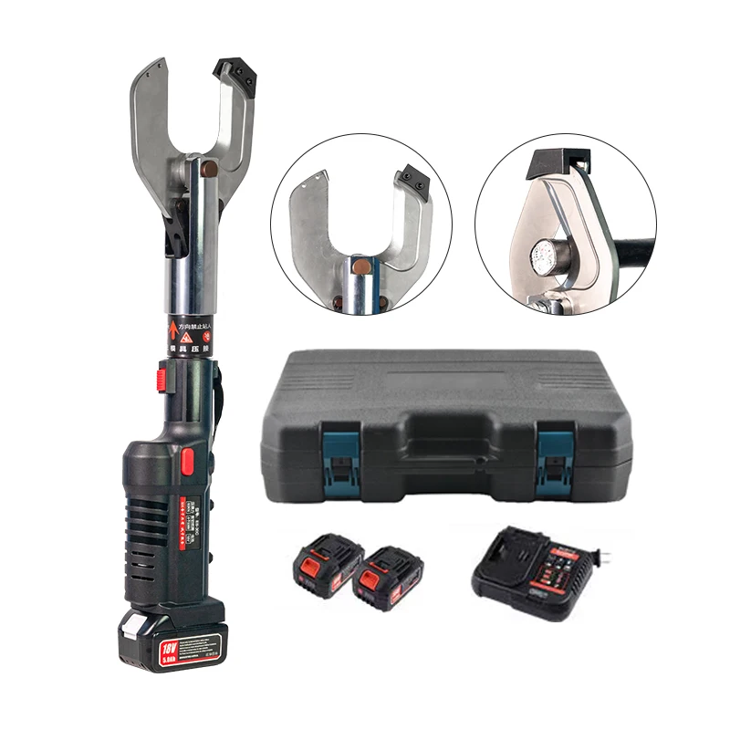 ES-85C Black Battery Powered Cable Wire Cutting Tool Shears Hydraulic Electric Blade Cable Cutter for Construction