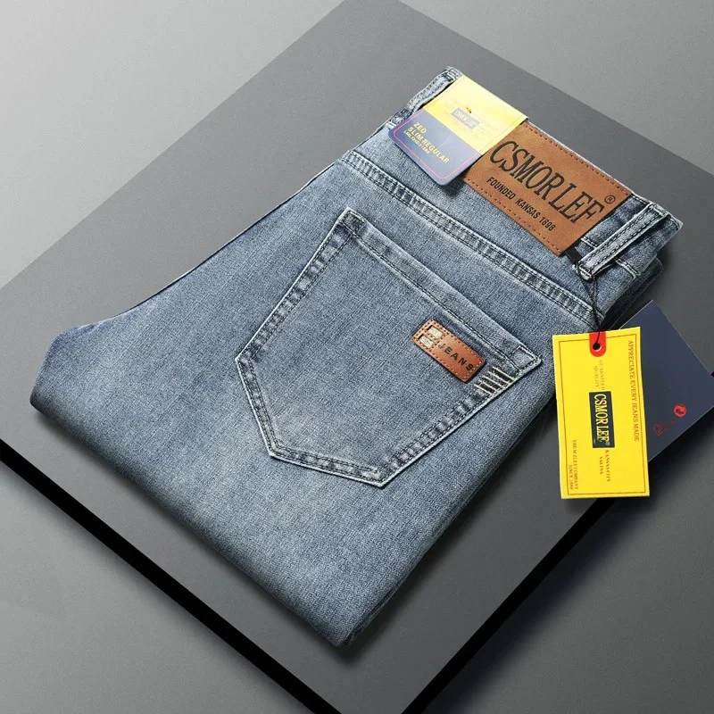 NONE Denim Trousers Men Light Blue 4