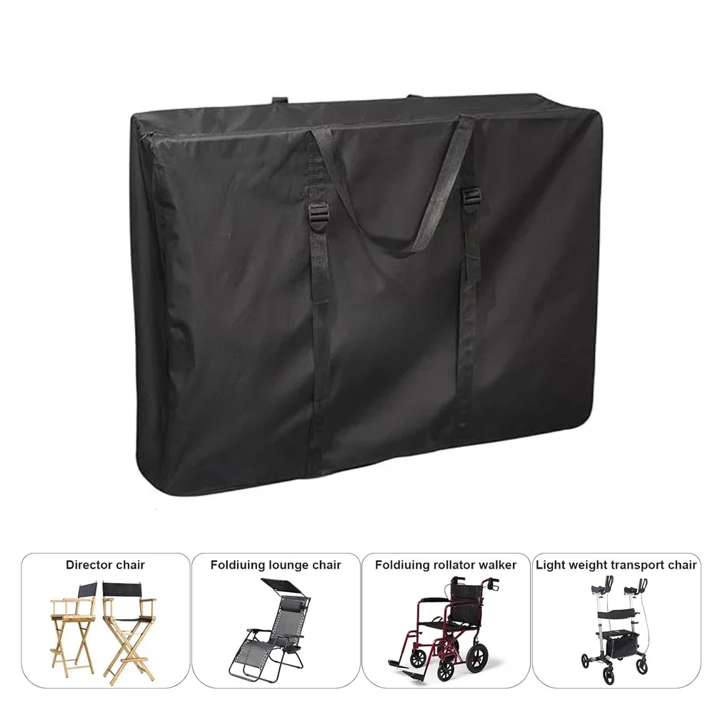 

1PC Outside Folding Chair Storage Bag 110*28*74CM Large Outside Folding Chair Storage Case With Zipper Handles Adjustable Strap