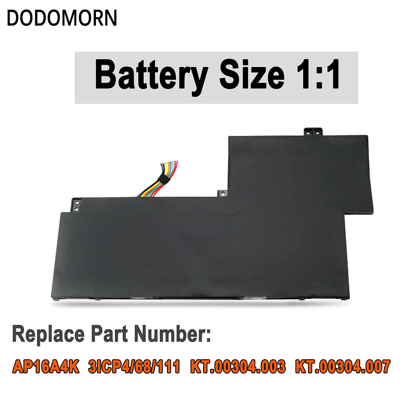 DODOMORN جديد AP16A4K بطارية لشركة أيسر سويفت 1 SF113-31 N17P2 N16Q9 KT.00304.003 11.25 فولت 42WH 3770mAh التسليم السريع