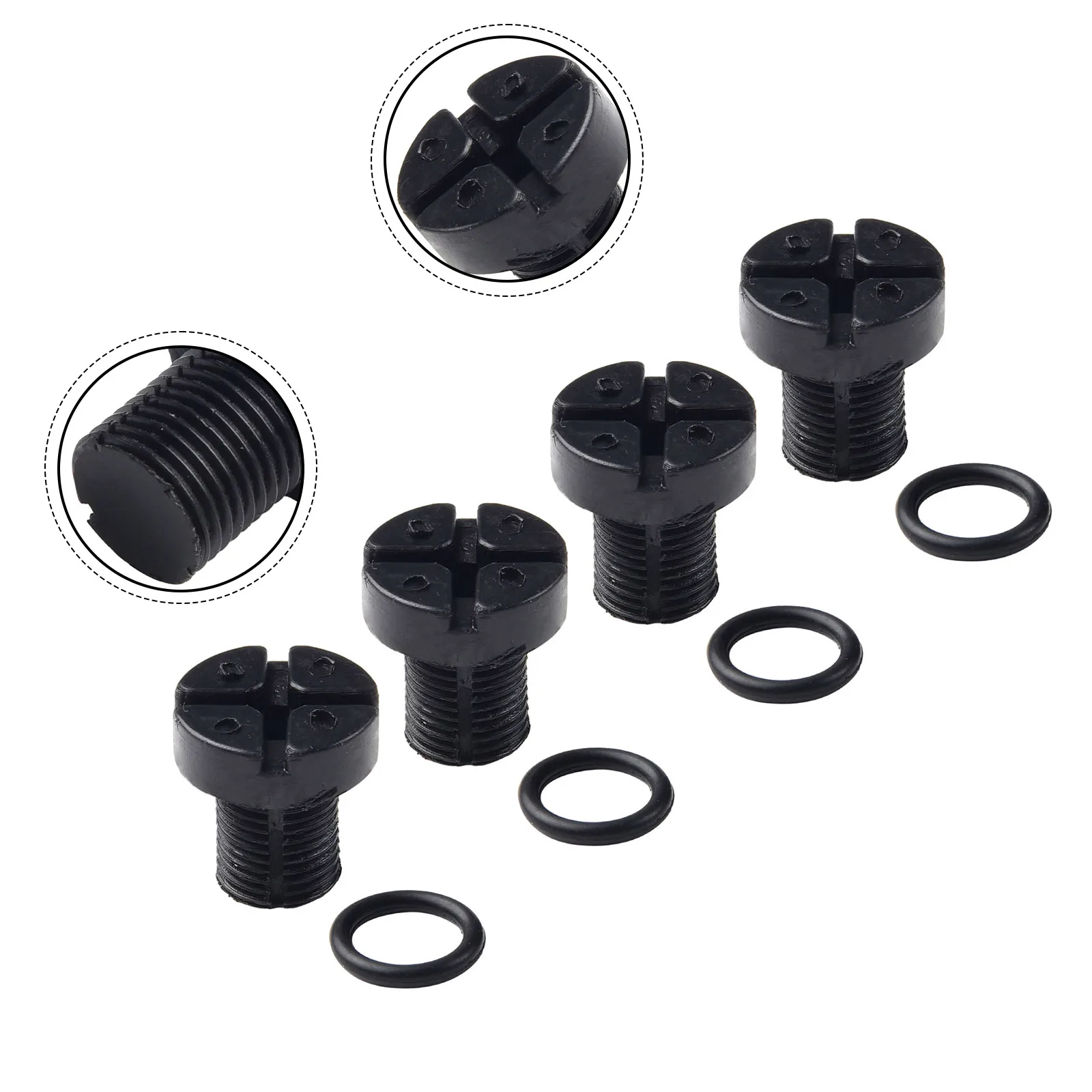 Bleed Screws Screw 4Pcs Car Accessories Car Parts Overflow Coolant Expansion Radiator Screw Tank Bleed 17111712788